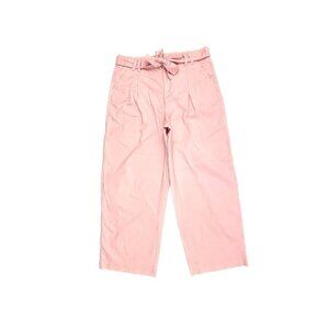 TIme And Tru Belted Pleated Wide Leg Women's size 14 Light Pink Chino Pants